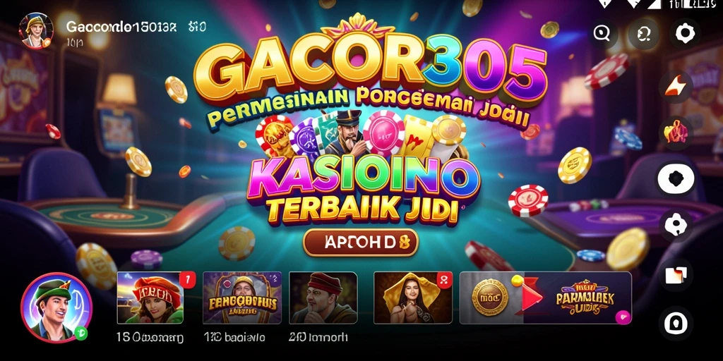 Menampilkan gameplay seru GACOR305 di Kasino.