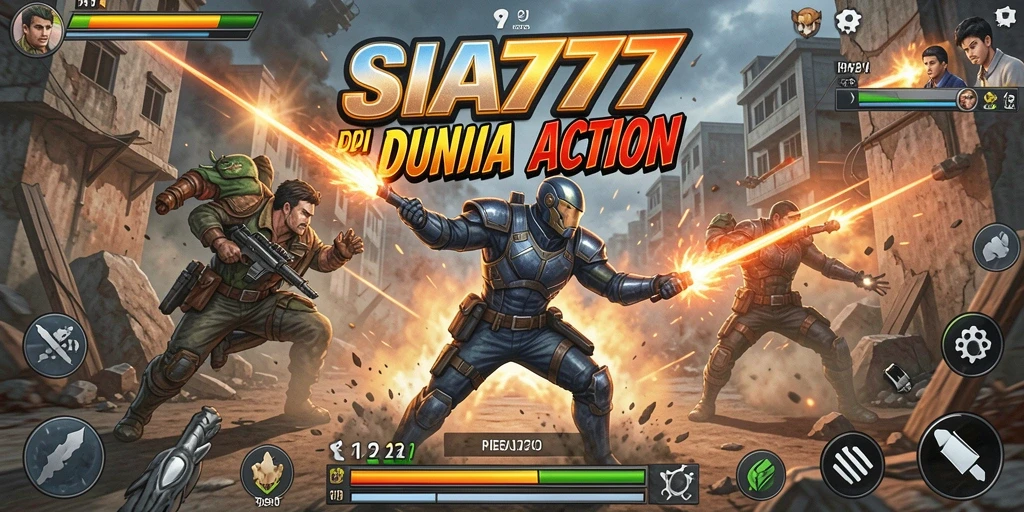 Tampilan gameplay seru dari SIA777 dengan aksi pertarungan yang mendebarkan.