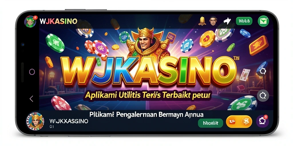 Tampilan antarmuka utama WJKASINO yang sederhana dan menarik.
